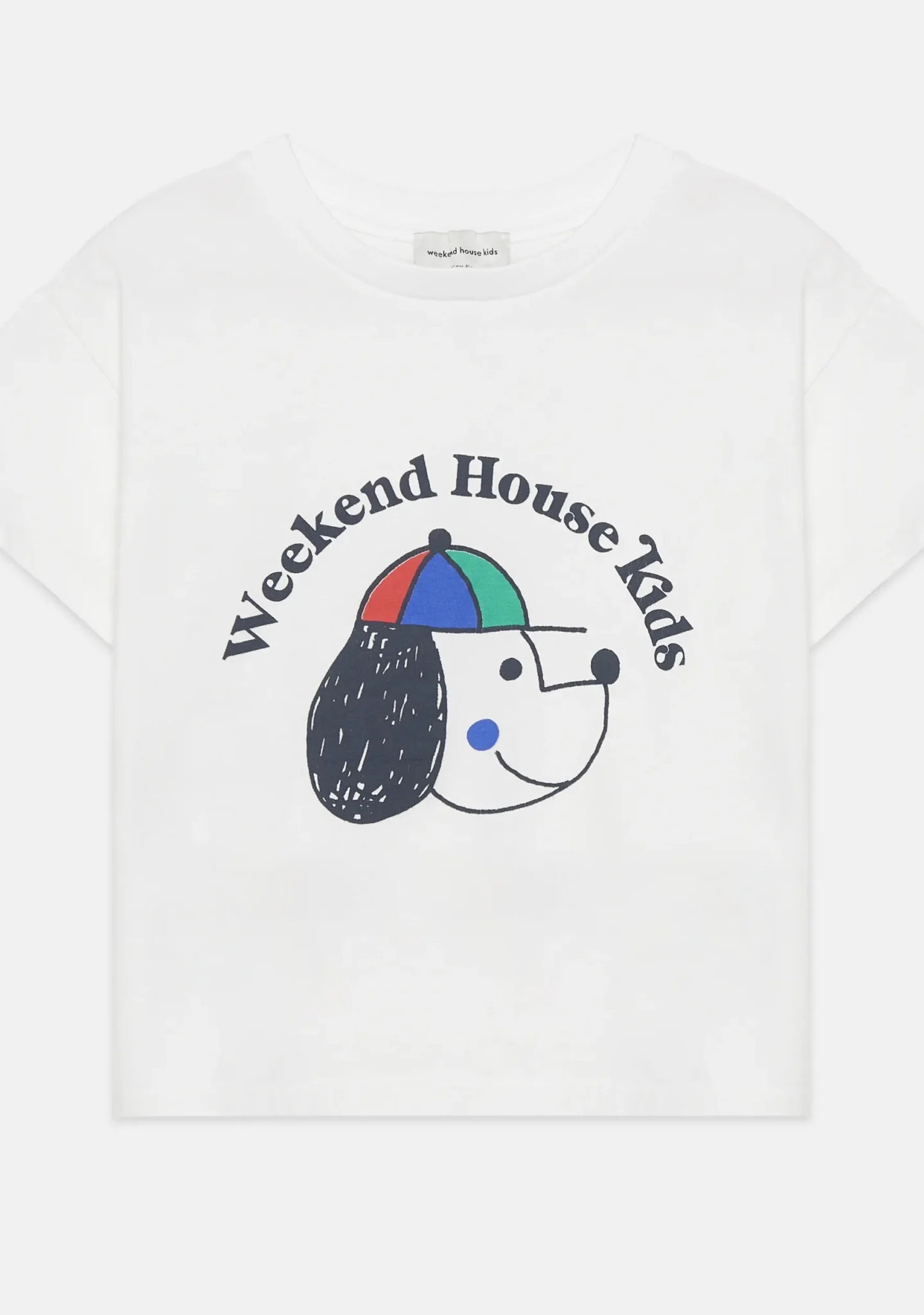 Camiseta manga corta blanca perros Weekend House Kids
