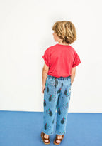 Camiseta manga corta roja perros Weekend House Kids