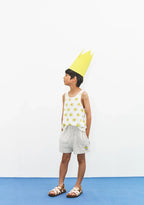 Pantalón corto de toalla con estrella WHK