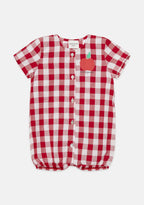 Pelele vichy rojo manzana Weekend House Kids