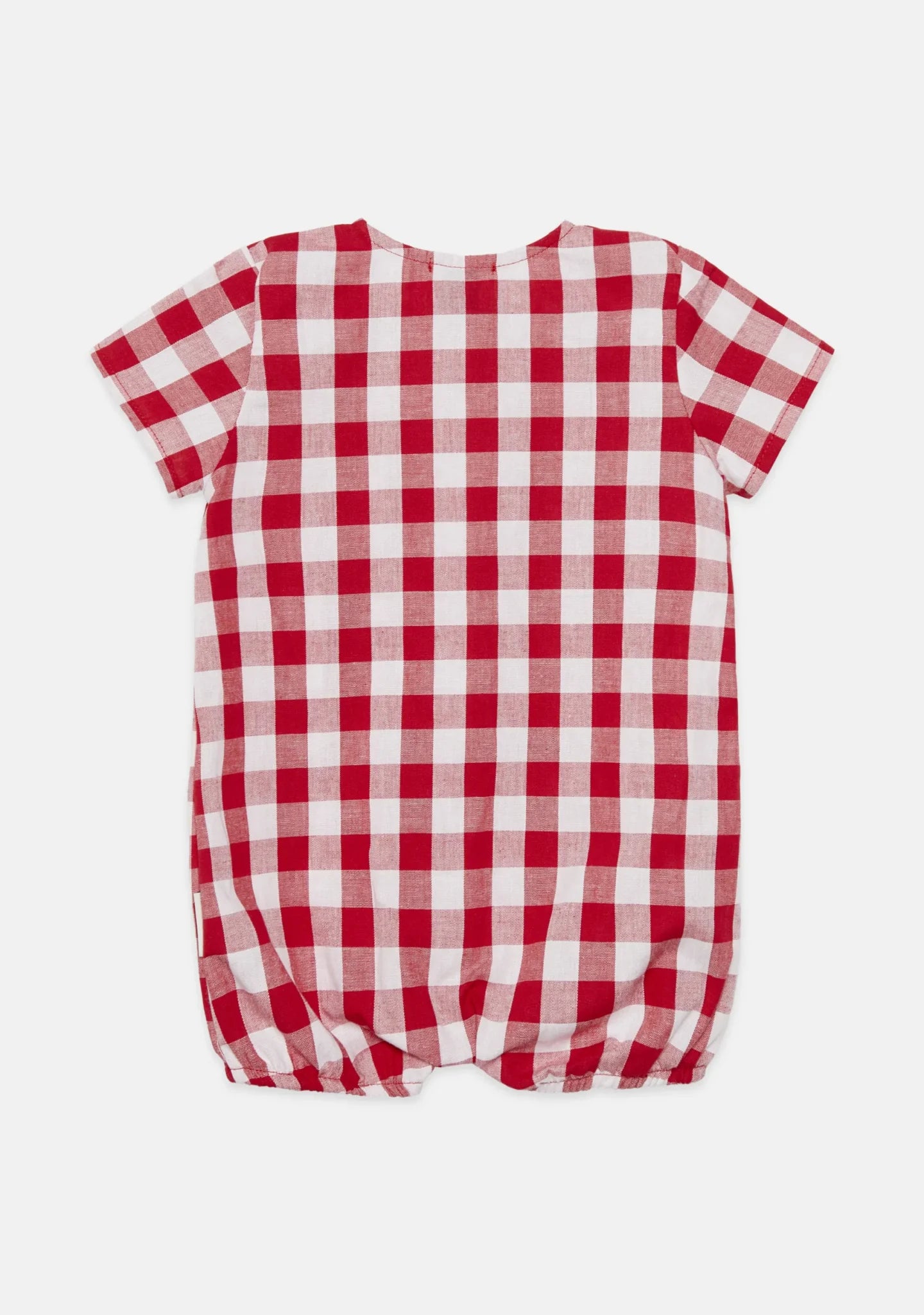 Pelele vichy rojo manzana Weekend House Kids