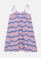 Vestido rosa olas azules Weekend House Kids