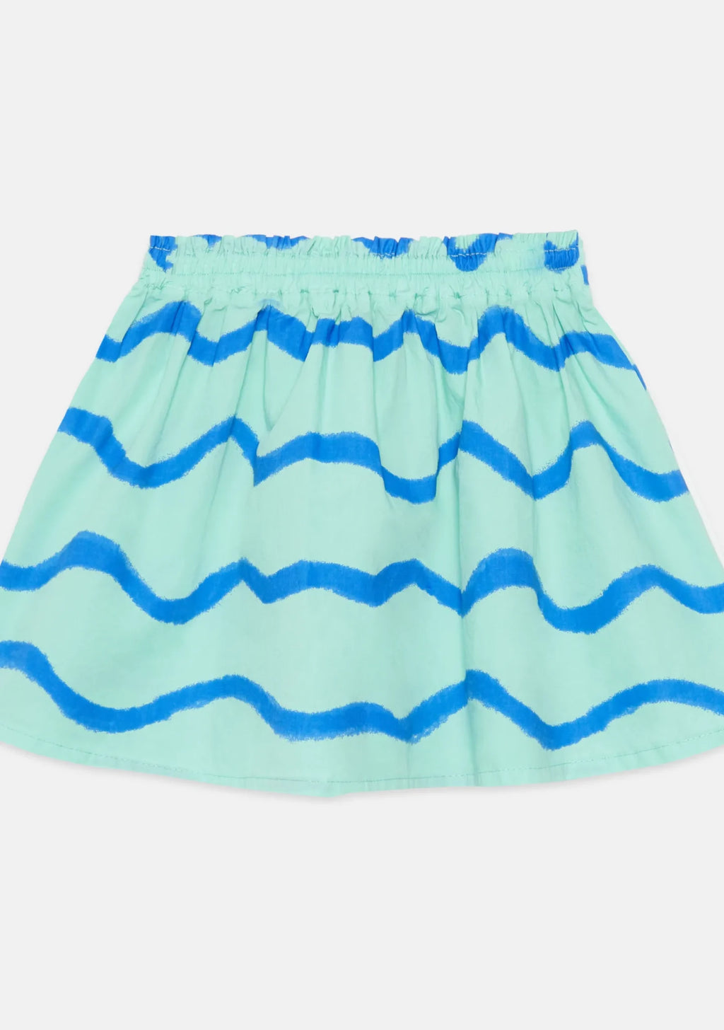 Falda turquesa de olas Weekend House Kids