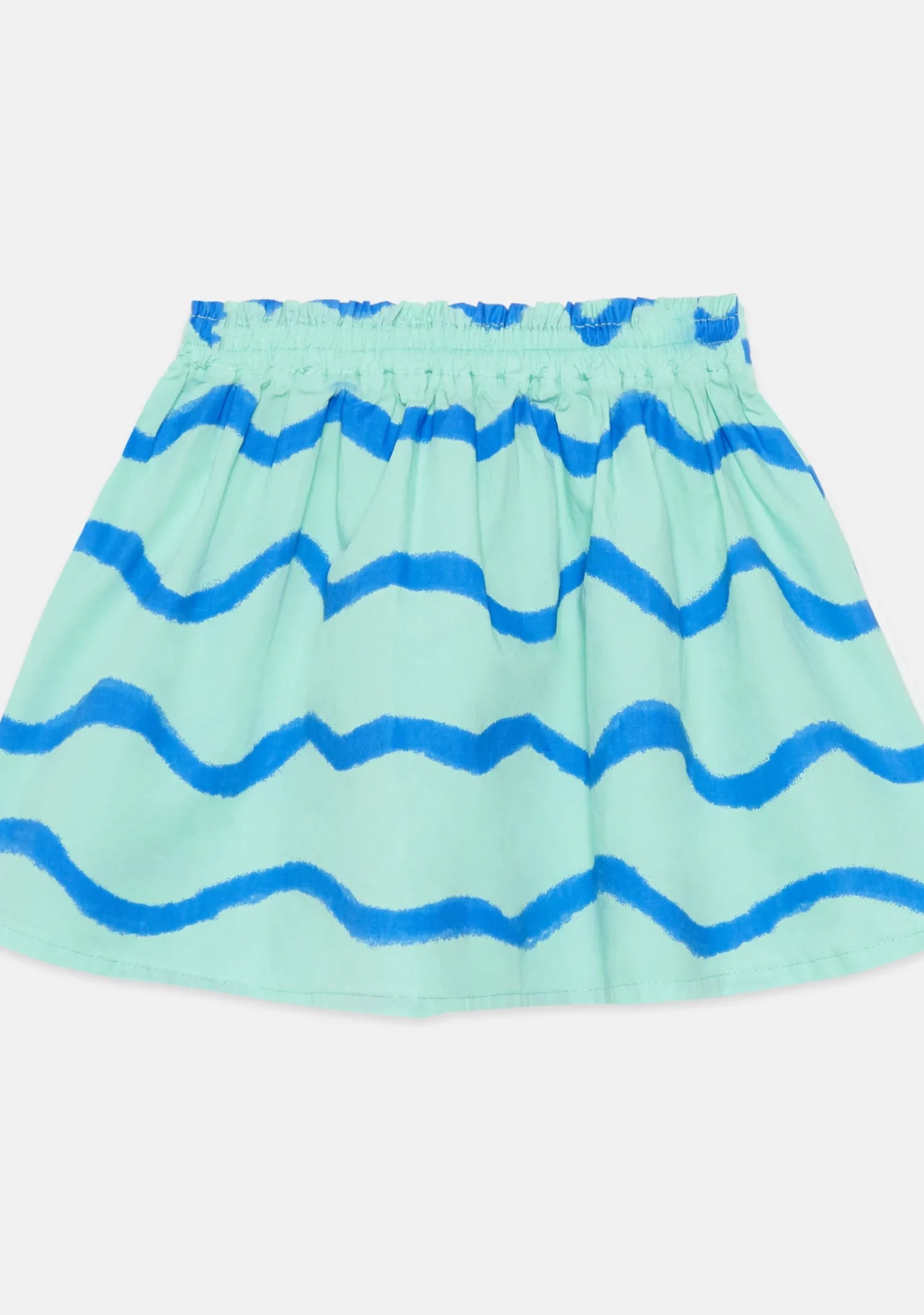 Falda turquesa de olas Weekend House Kids