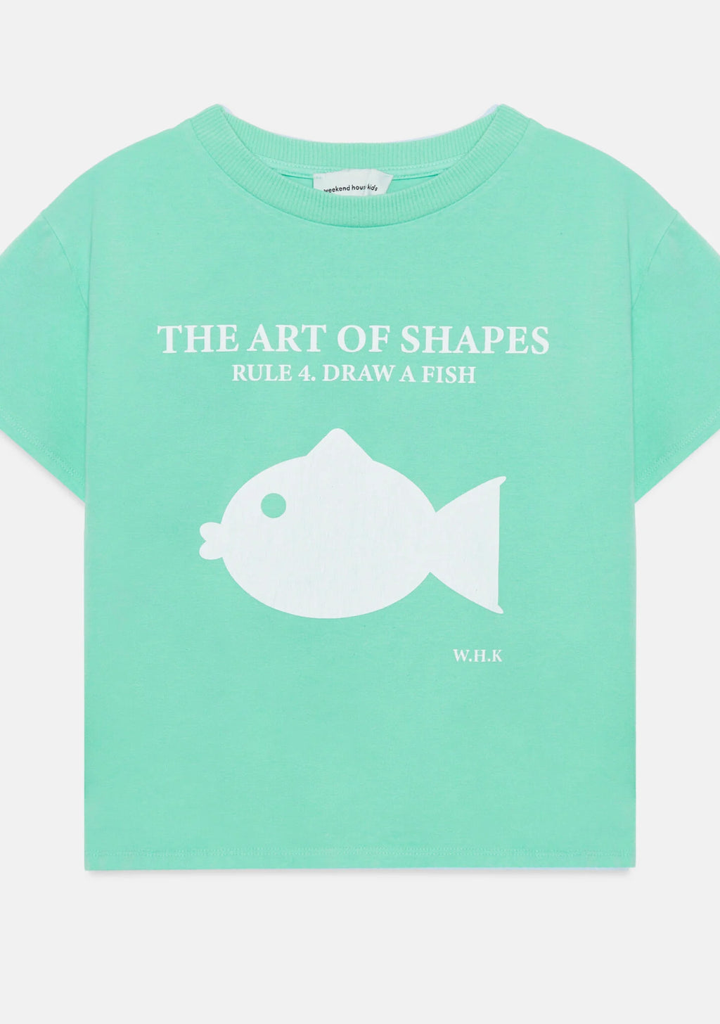 Camiseta manga corta olas turquesa Weekend House Kids