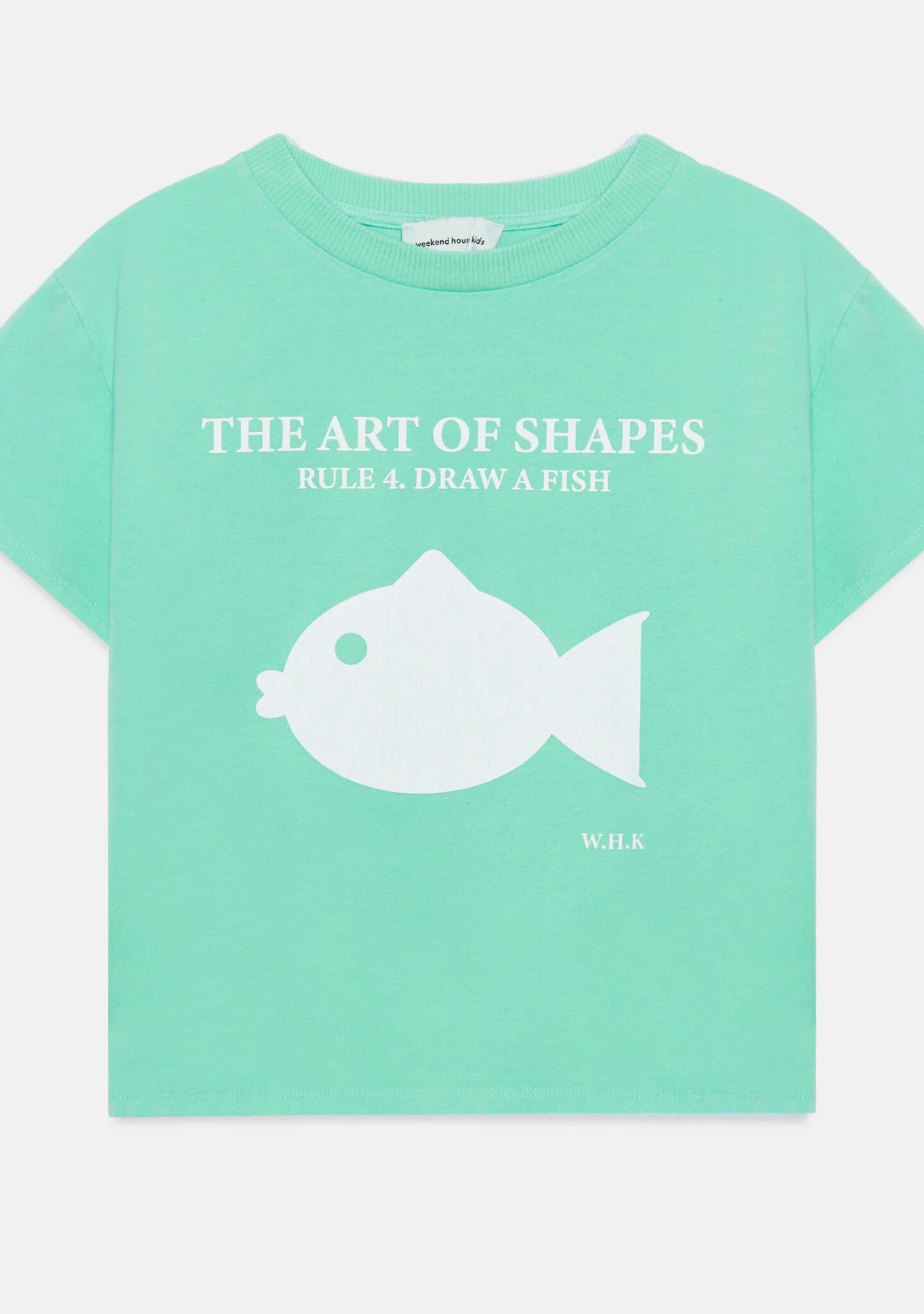Camiseta manga corta olas turquesa Weekend House Kids