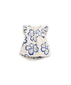 Vestido lino estampado floral baby