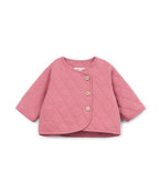 Chaqueta acolchada rosa