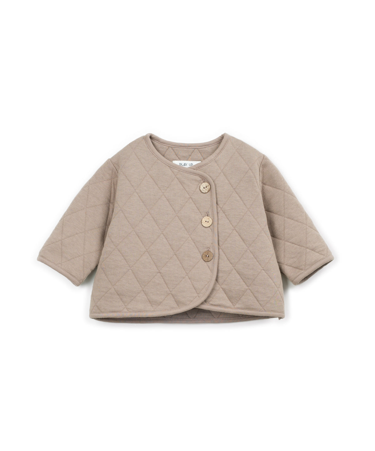 Chaqueta acolchada marrón