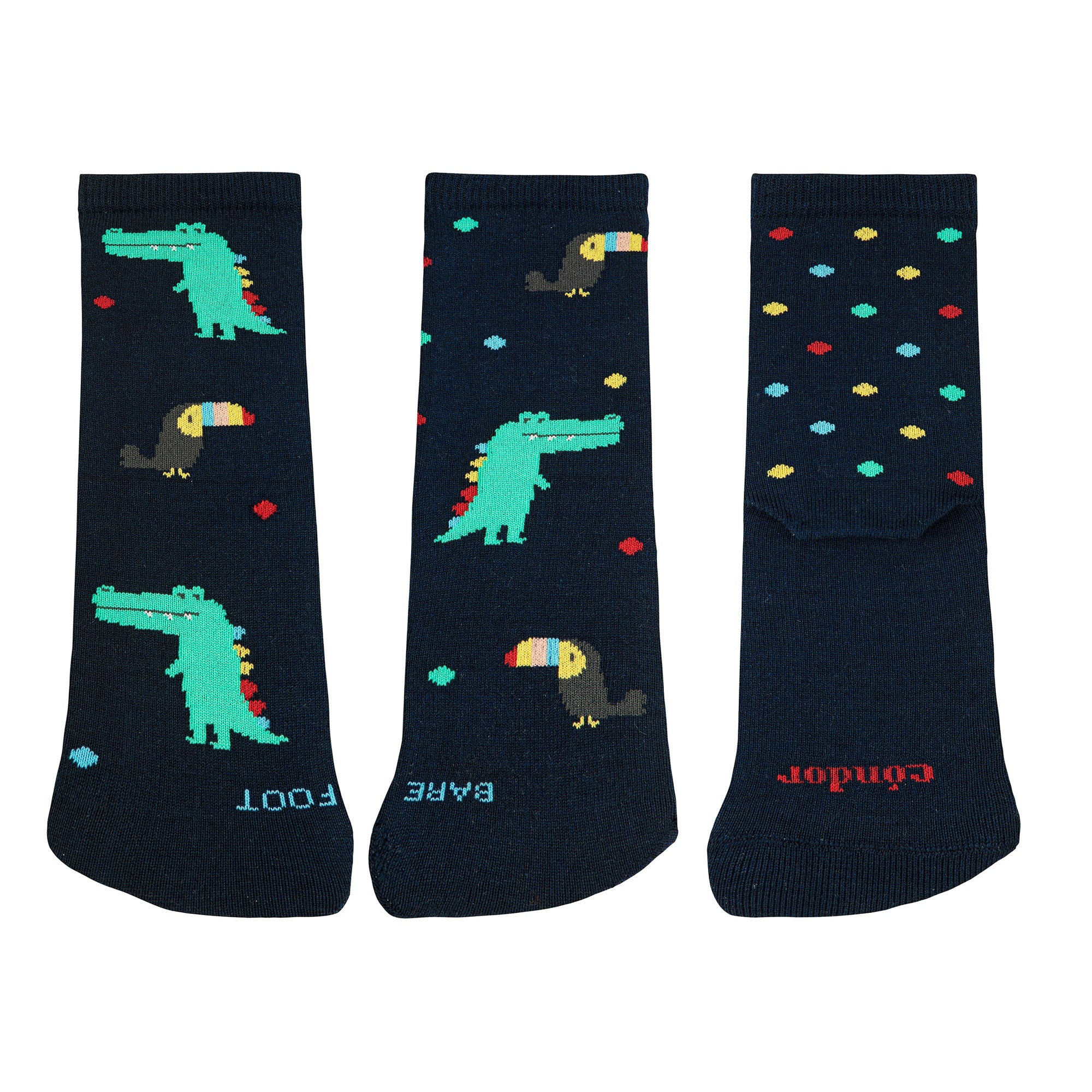 Calcetines Barefoot Azules Animales