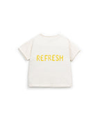 Camiseta blanca estampado sandía