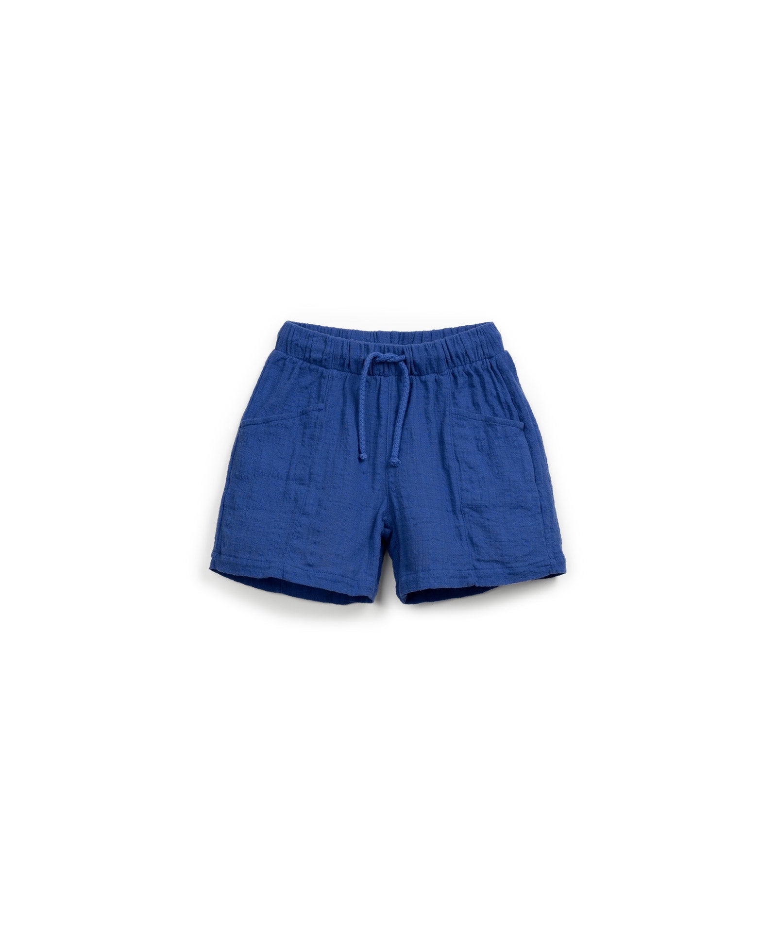 Pantalón corto algodón azul