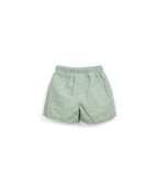 Pantalón corto lino verde