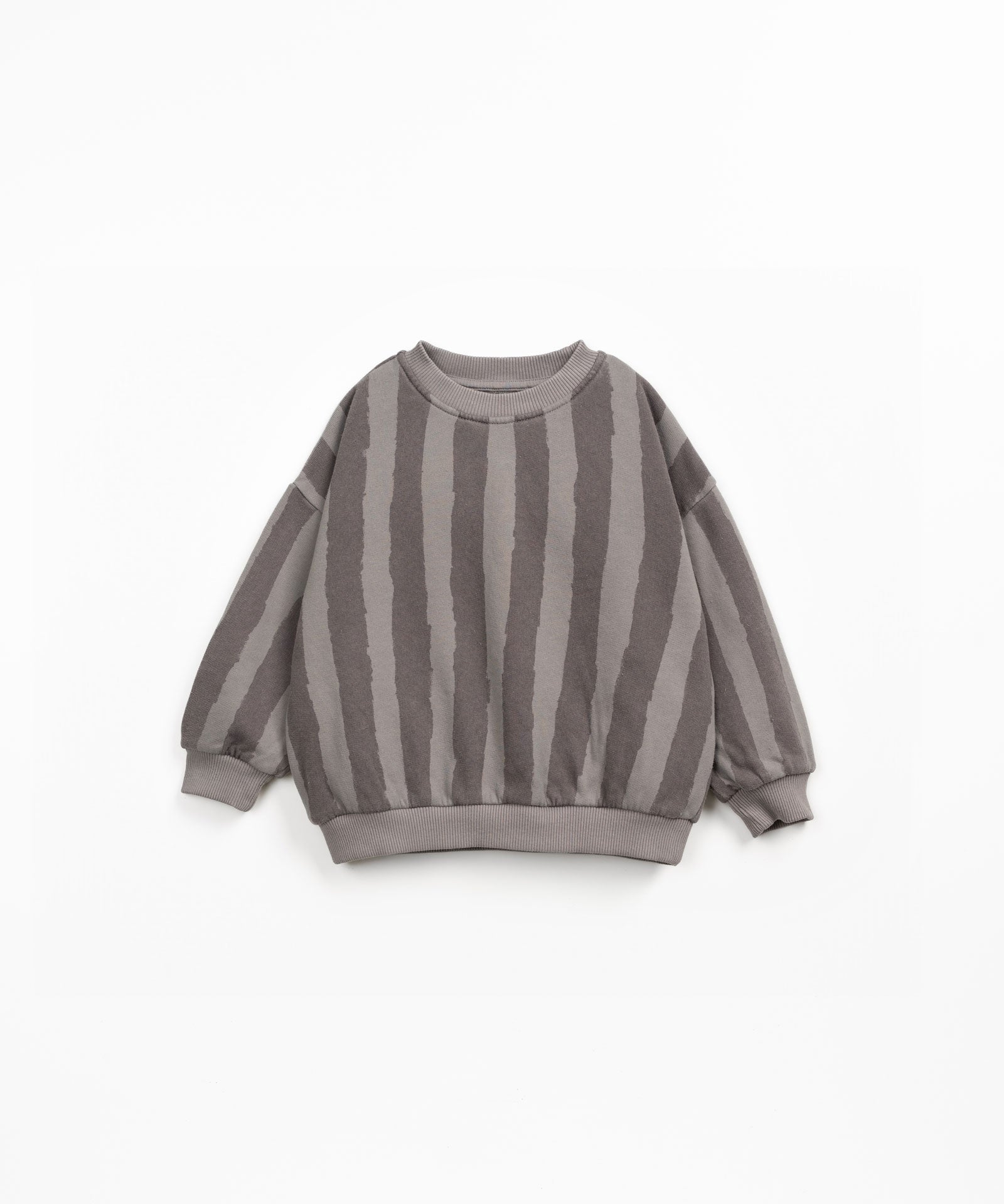 Sudadera rayas grises
