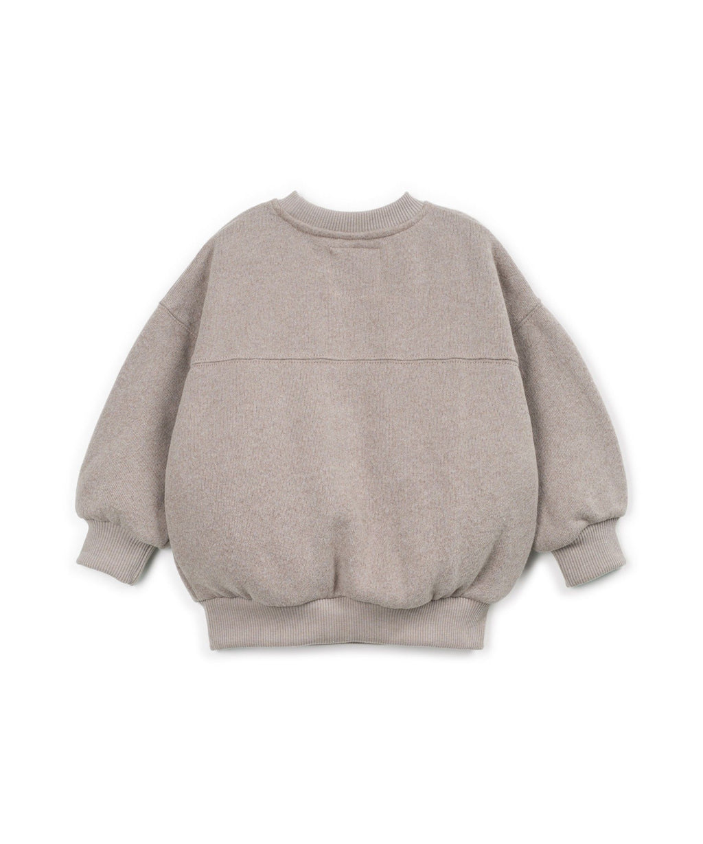 Sudadera felpa marrón