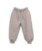 Pantalón felpa marrón