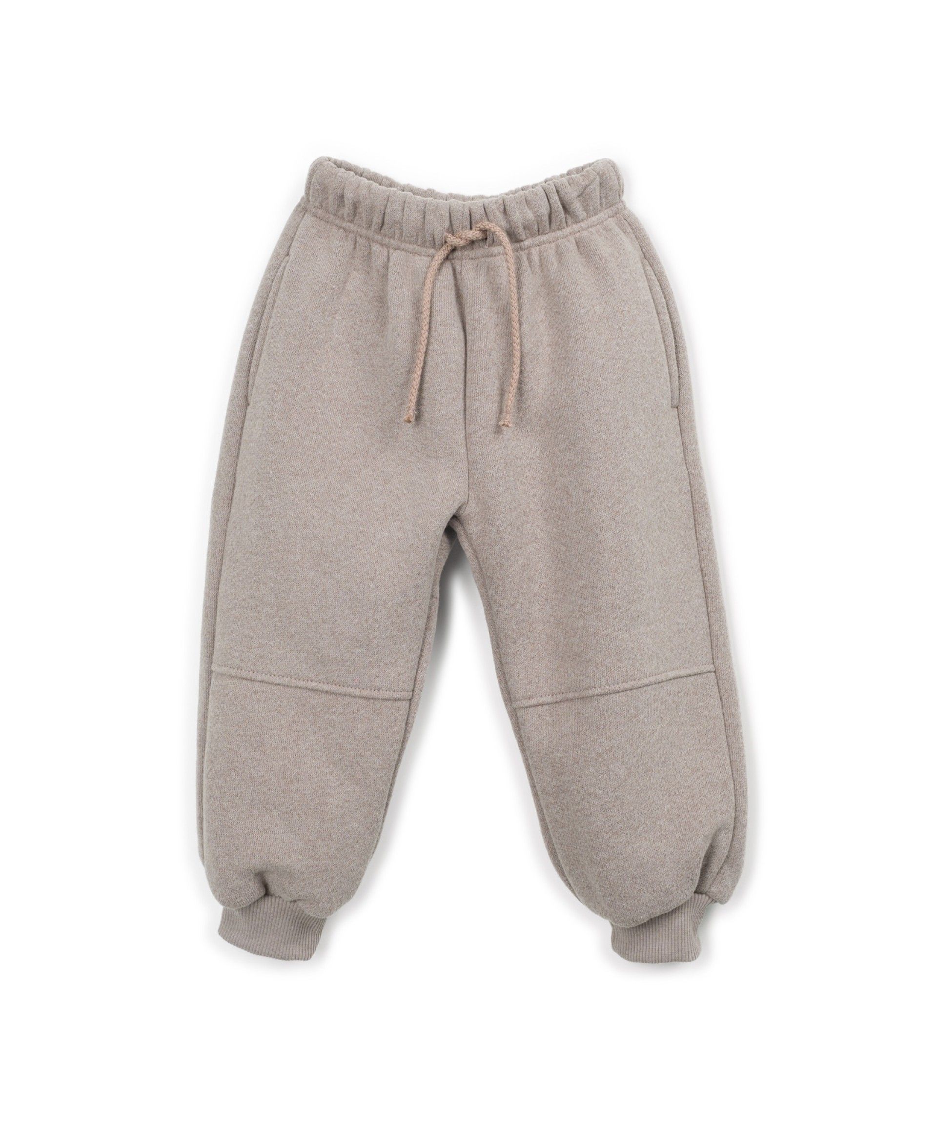 Pantalón felpa marrón