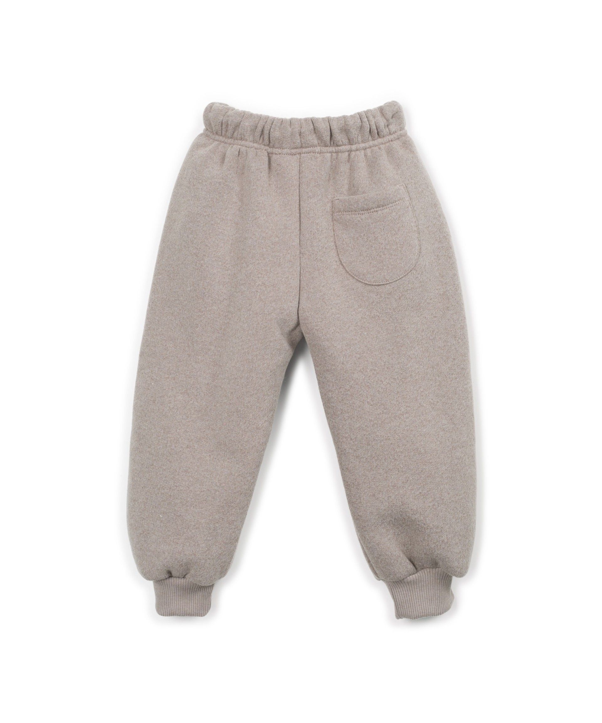 Pantalón felpa marrón