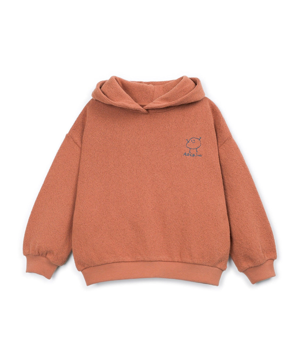 Sudadera jersey terracota rocking
