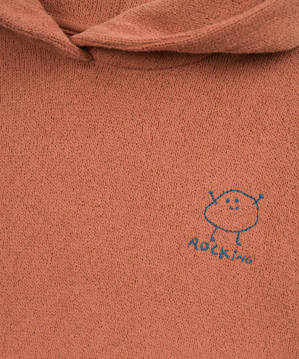 Sudadera jersey terracota rocking