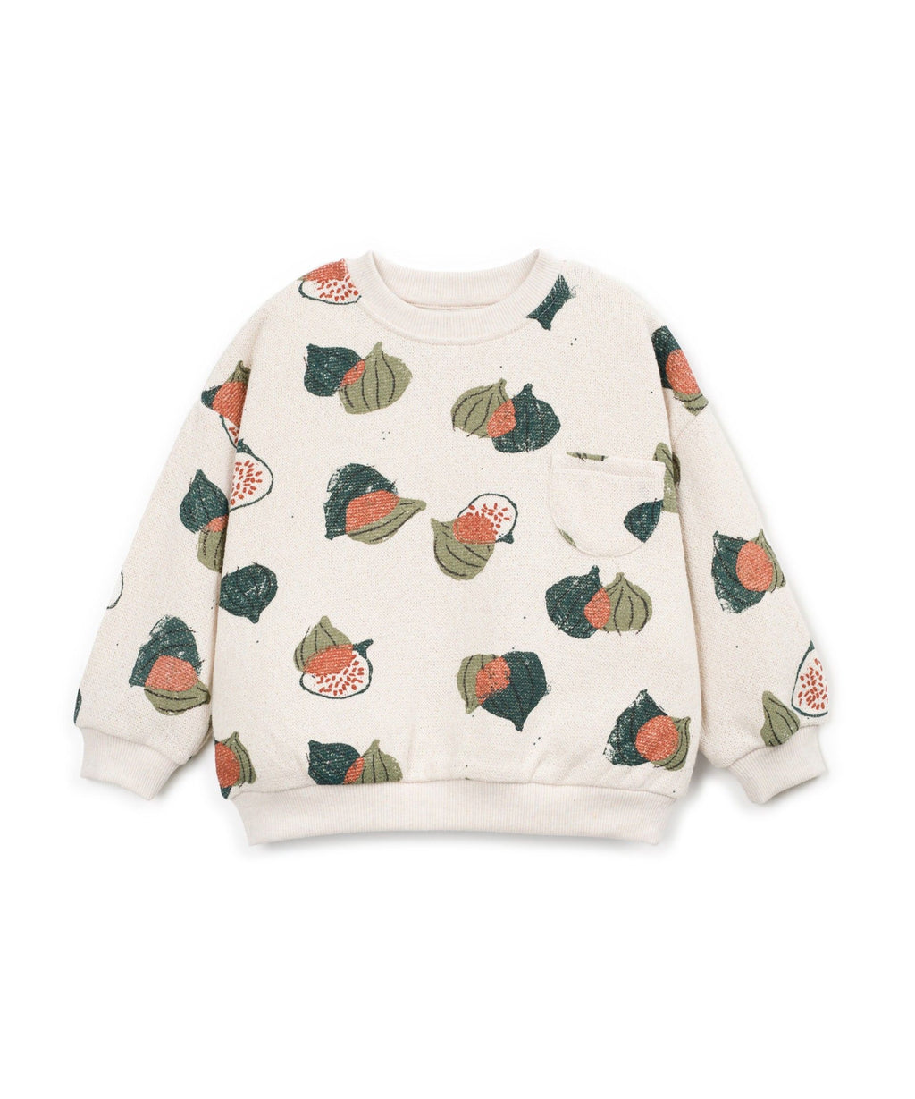 Sudadera jersey estampado higos Kid