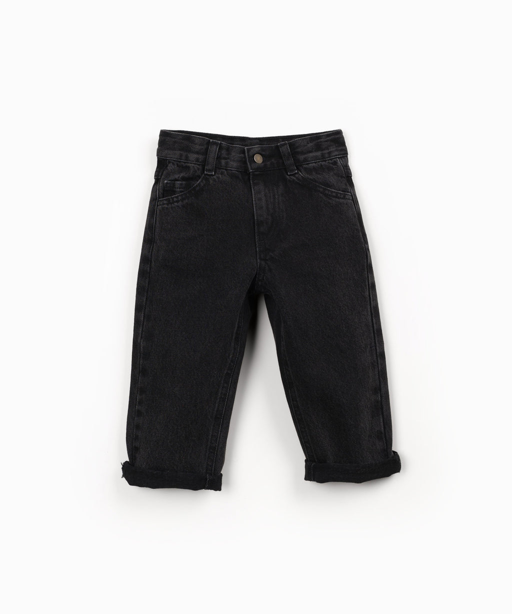 Pantalón denim negro Kid