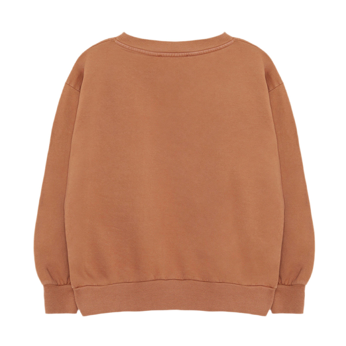 Sudadera con estampado marrón