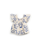 Túnica estampado floral algodón y lino