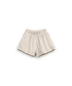 Pantalon corto de punto con puntos inegtrados