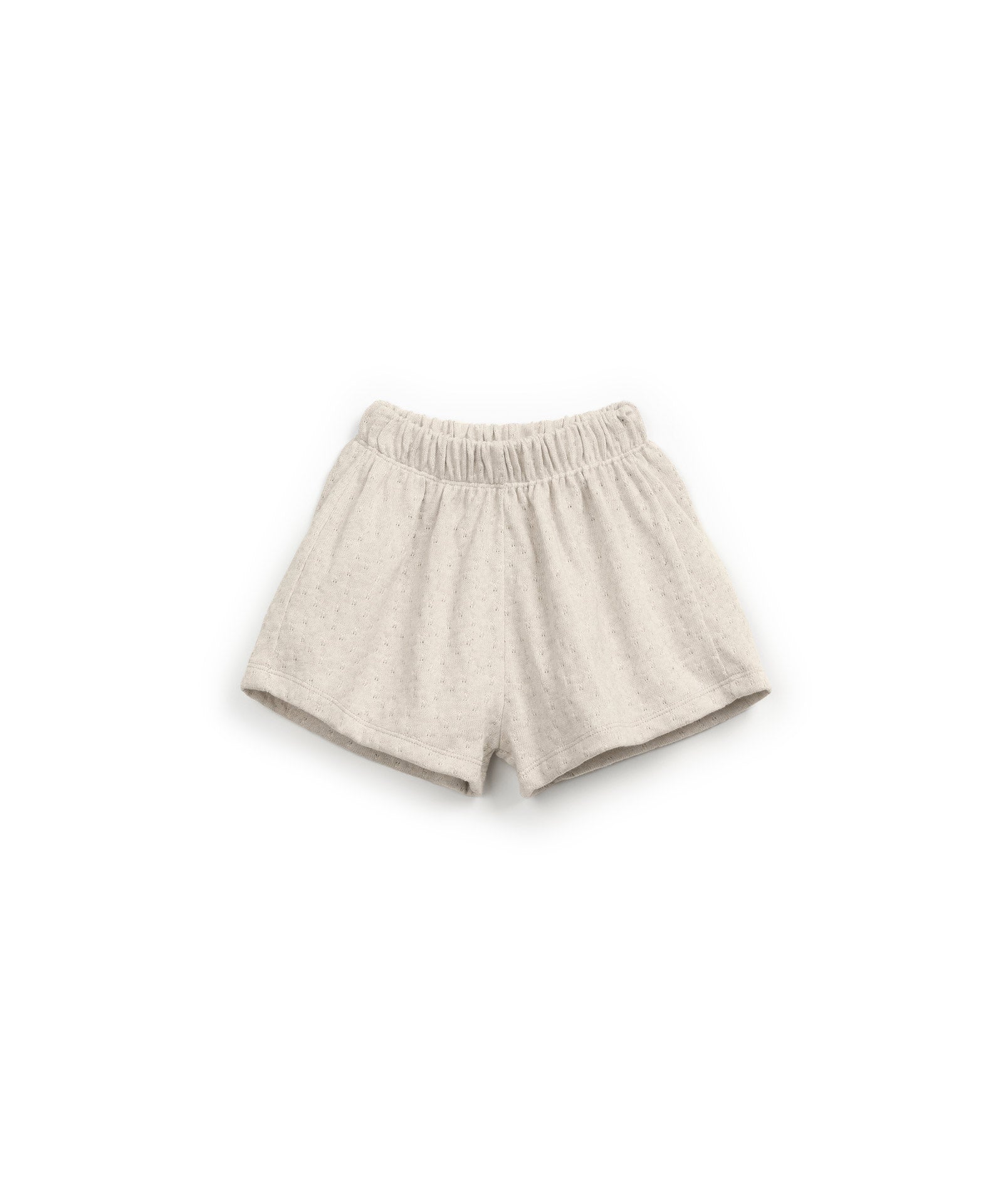 Pantalon corto de punto con puntos inegtrados