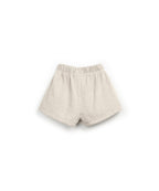 Pantalon corto de punto con puntos inegtrados