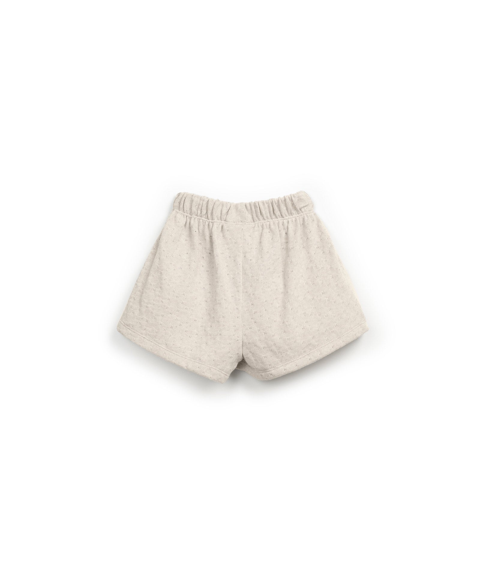 Pantalon corto de punto con puntos inegtrados
