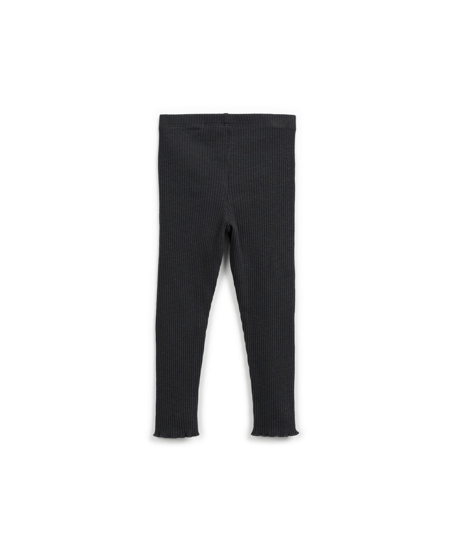 Leggings canalé gris oscuro