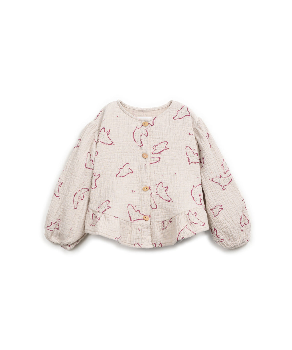 Camisa estampado pájaros