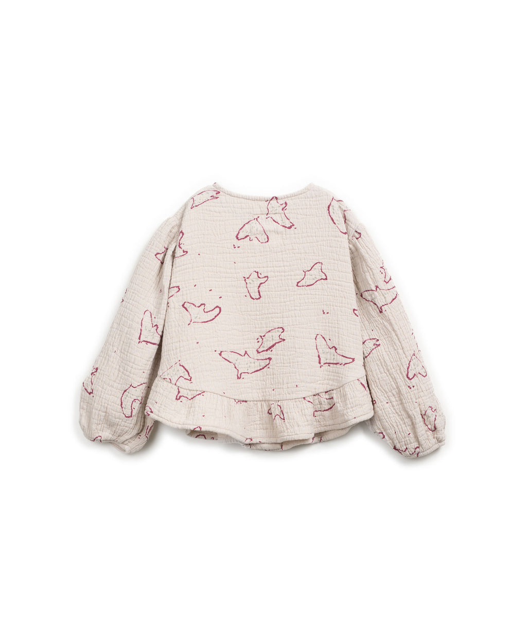 Camisa estampado pájaros