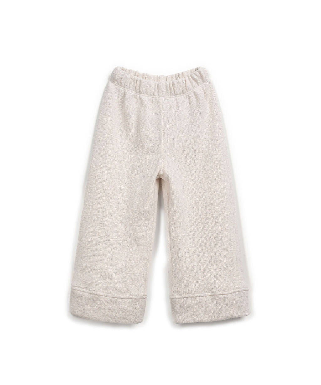 Pantalón beige ancho