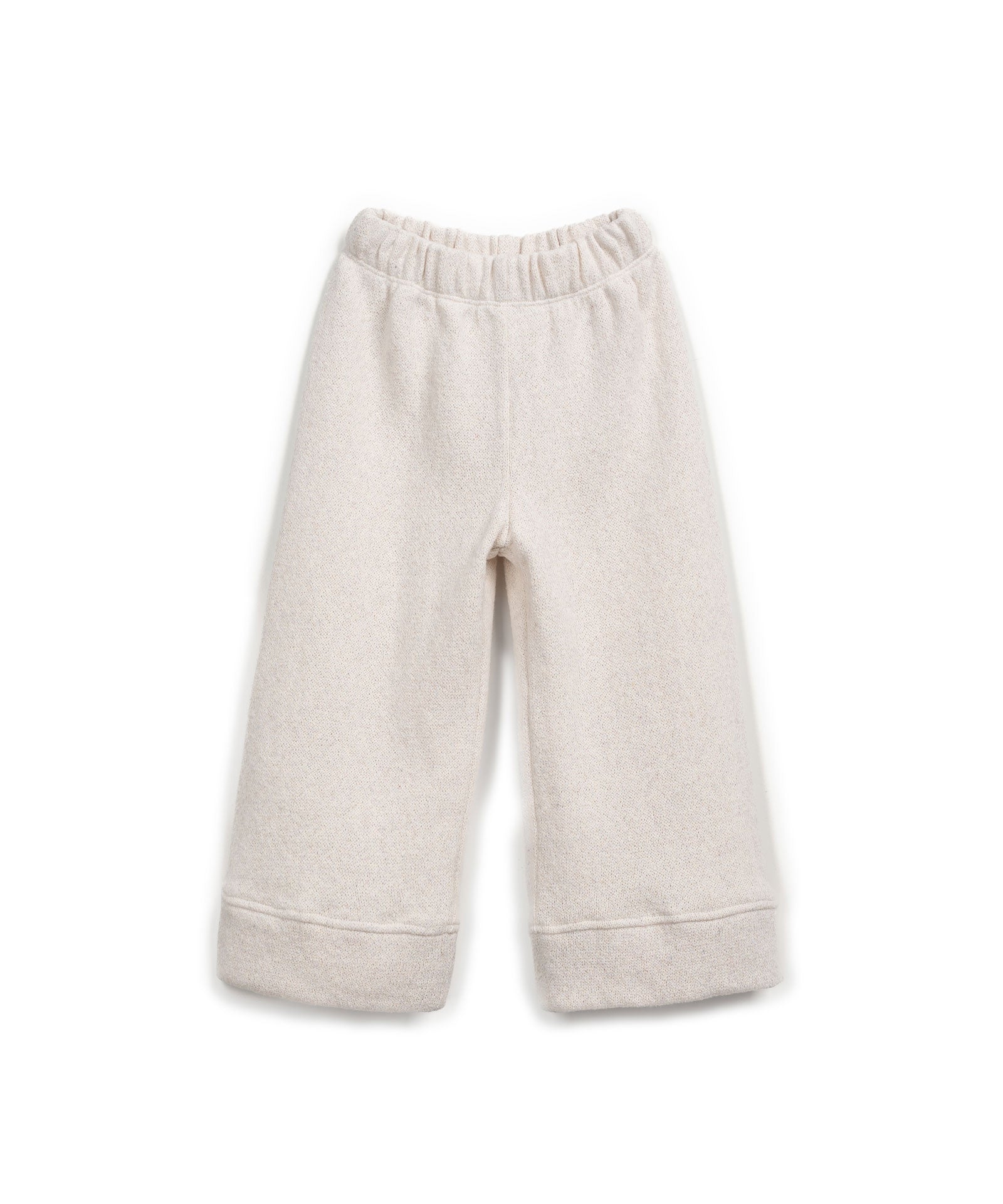 Pantalón beige ancho