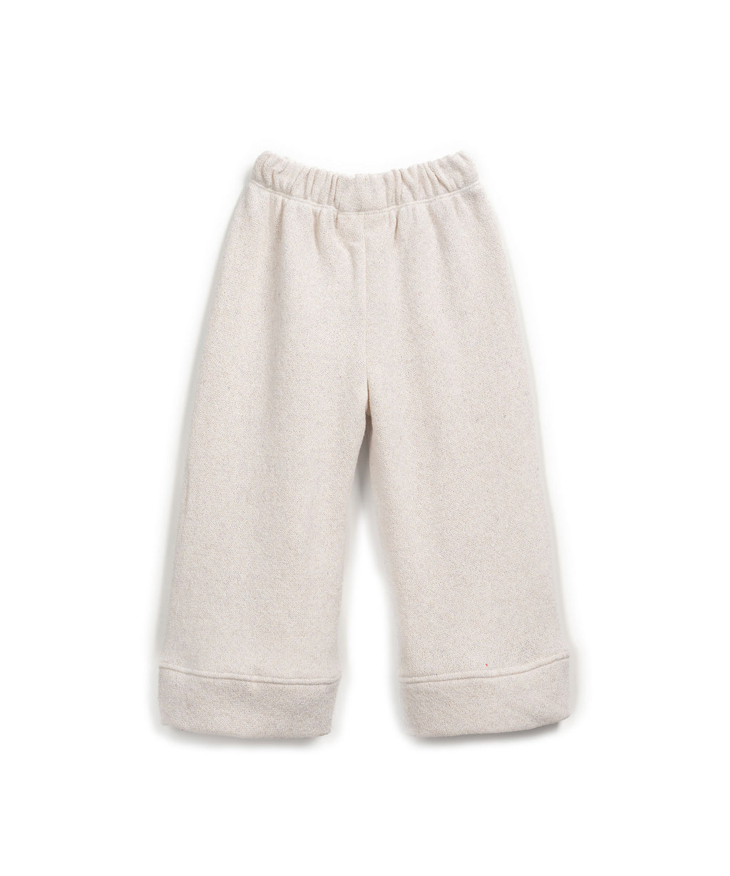 Pantalón beige ancho