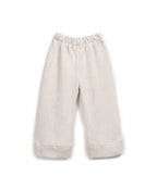 Pantalón beige ancho