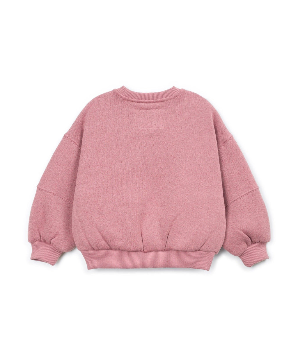 Sudadera felpa rosa