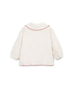 Camisa con cuello floreado Kid