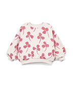 Sudadera felpa estampado flores Kid