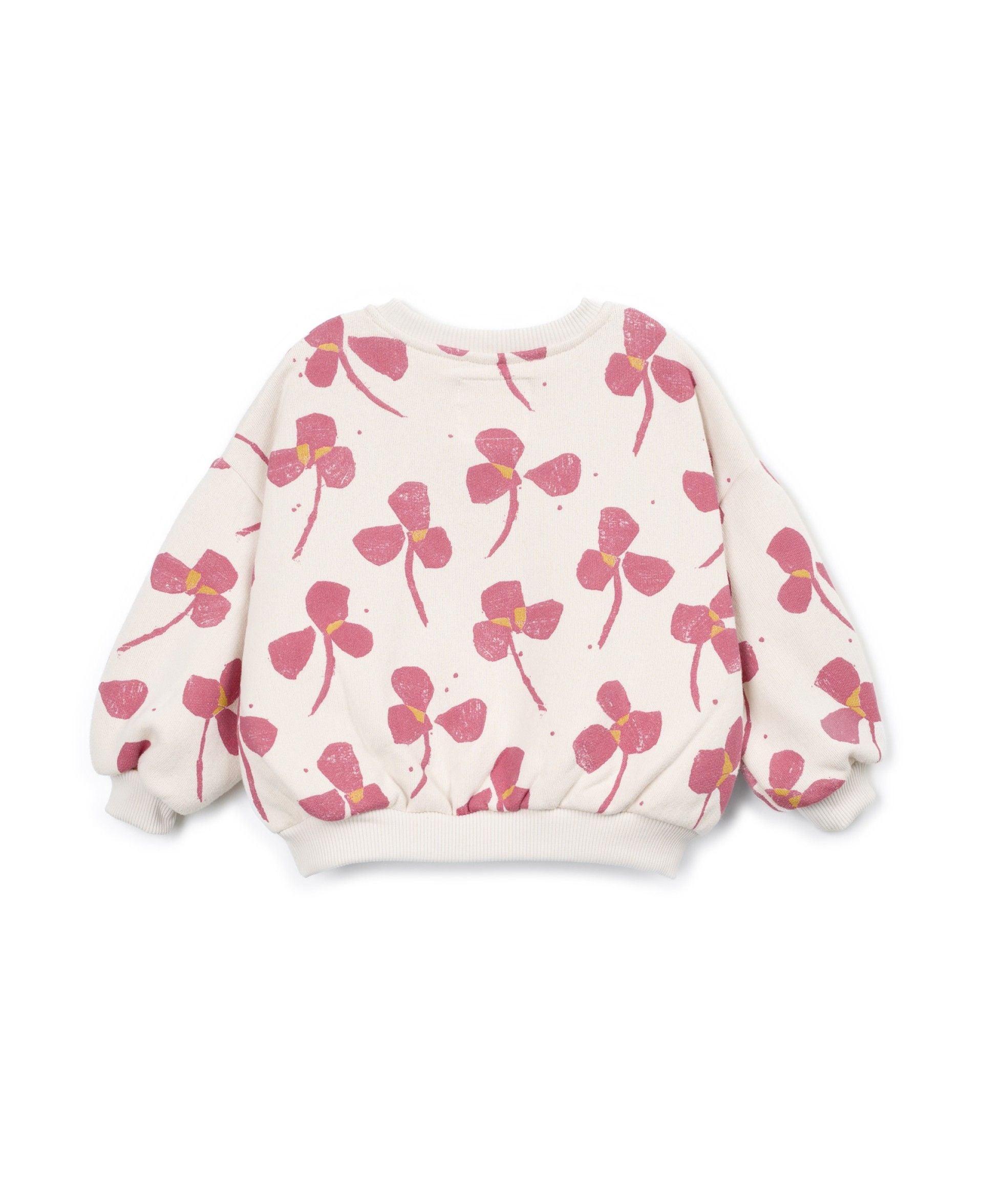 Sudadera felpa estampado flores Kid