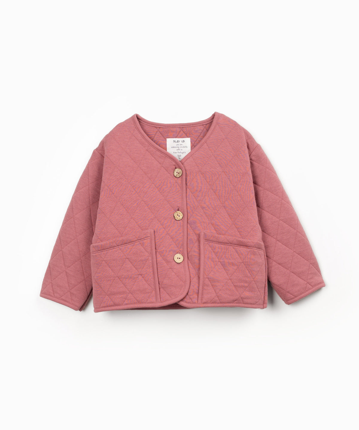 Chaqueta acolchada rosa Kid