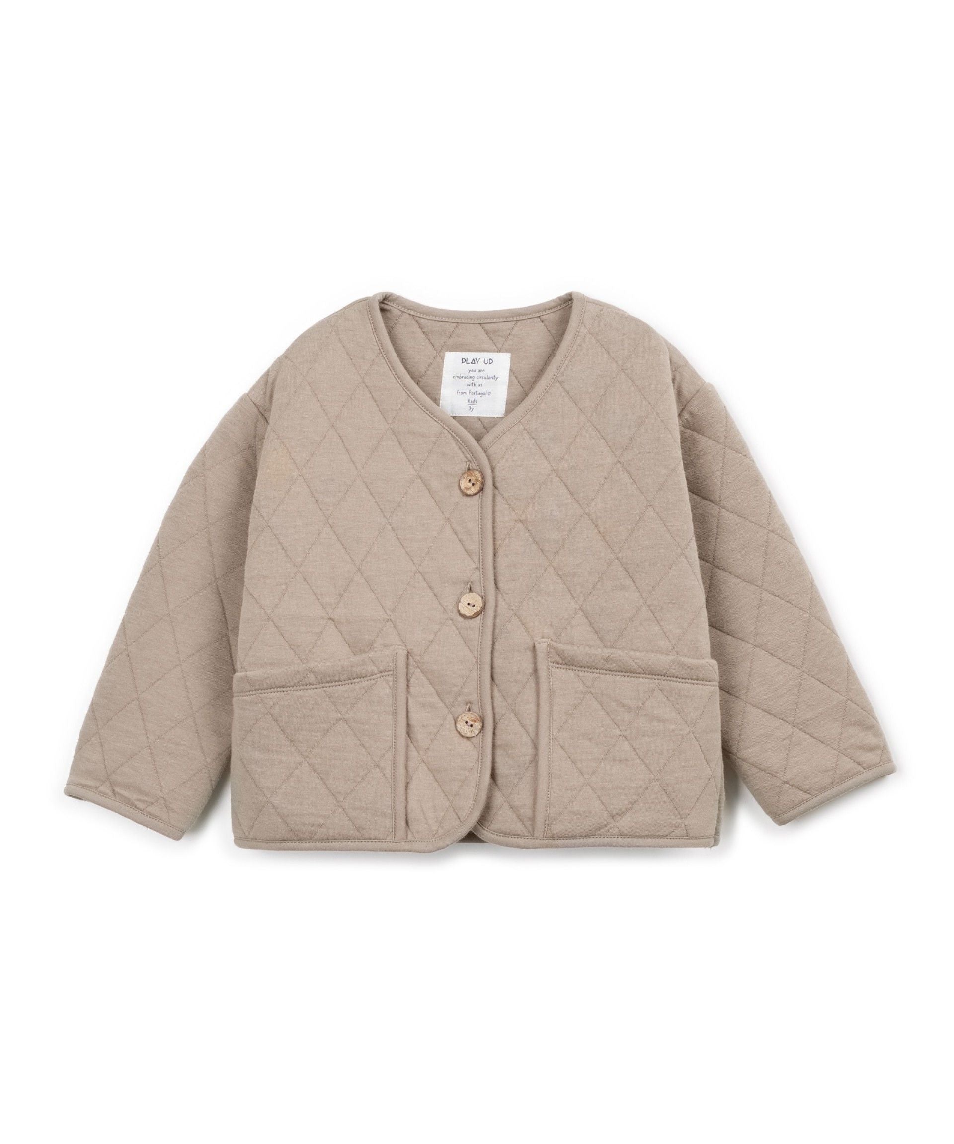 Chaqueta acolchada marrón Kid