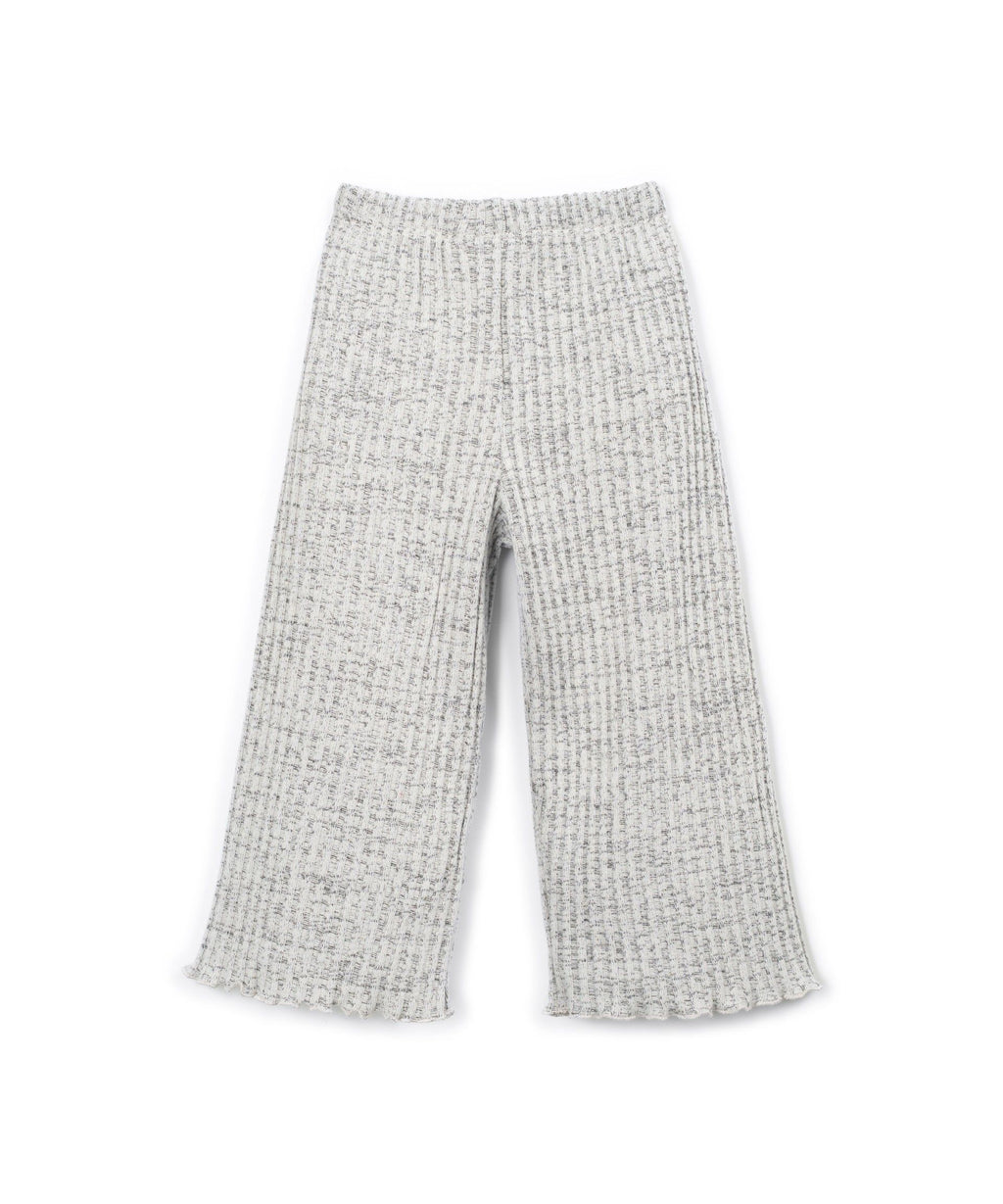 Pantalón rib gris Kid