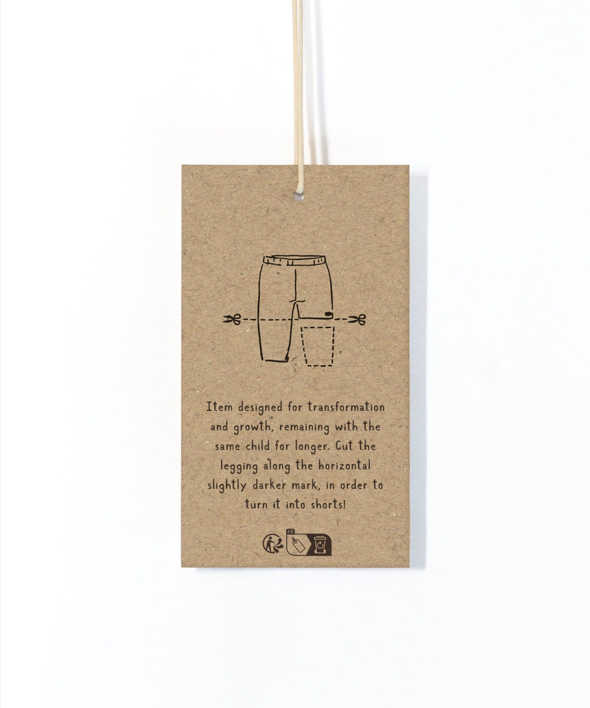 Pantalón rib gris Kid