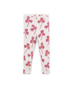 Leggings rib estampado flores rosas Kid