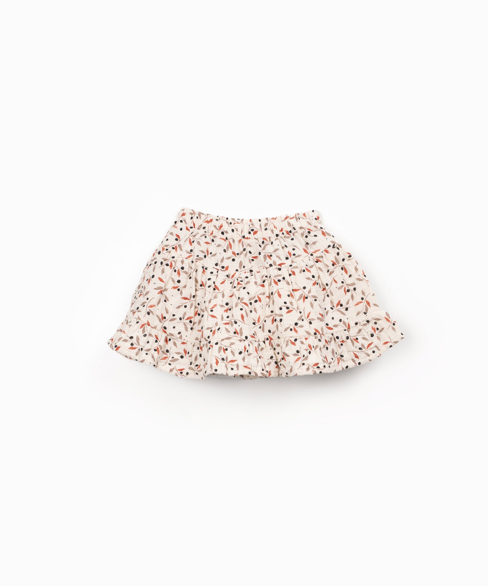 Falda pantalón tejido estampado floral