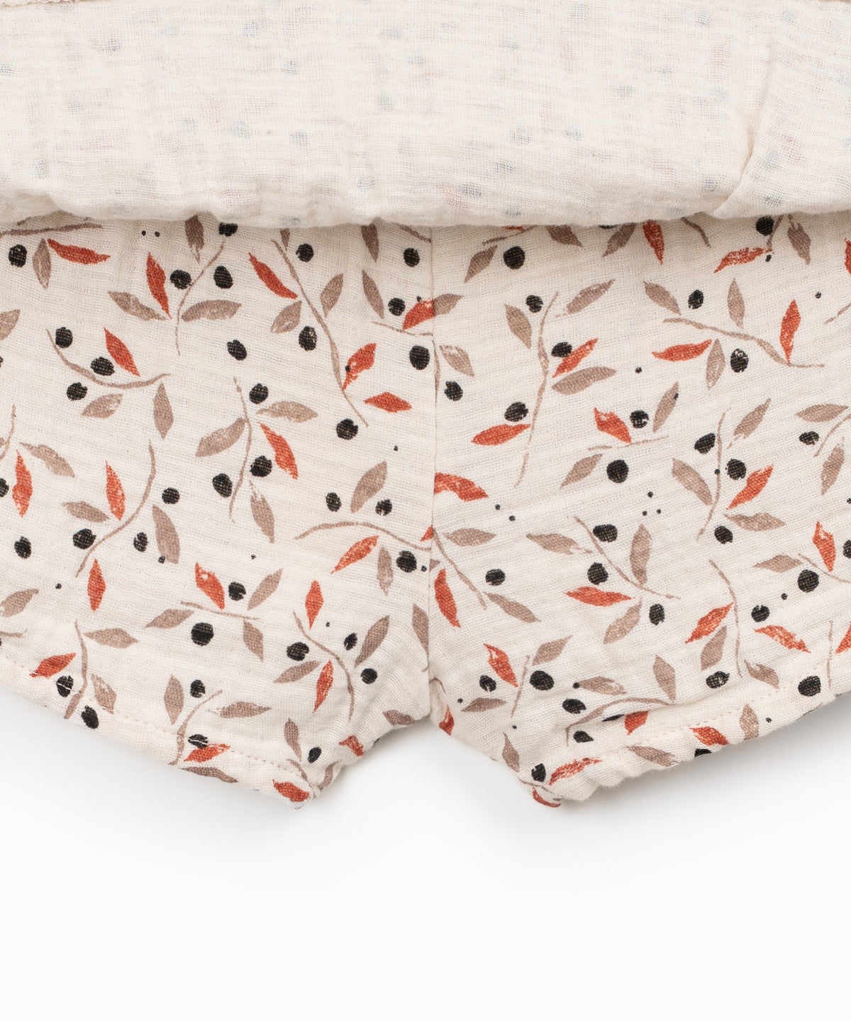 Falda pantalón tejido estampado floral